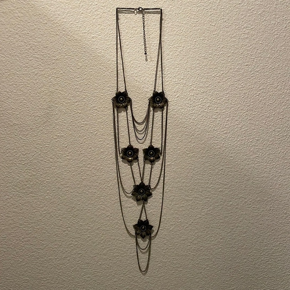 Bronze chest necklace